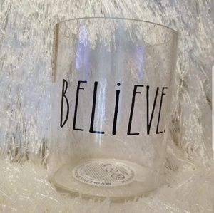 Rae Dunn "Believe" Candle Holder